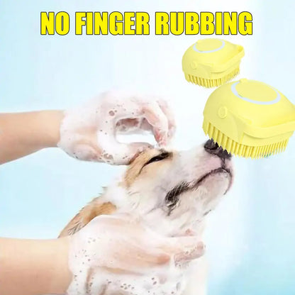 Pawsitively Perfect Pet Bath Brush: 3-In-1 Spa & Grooming Tool