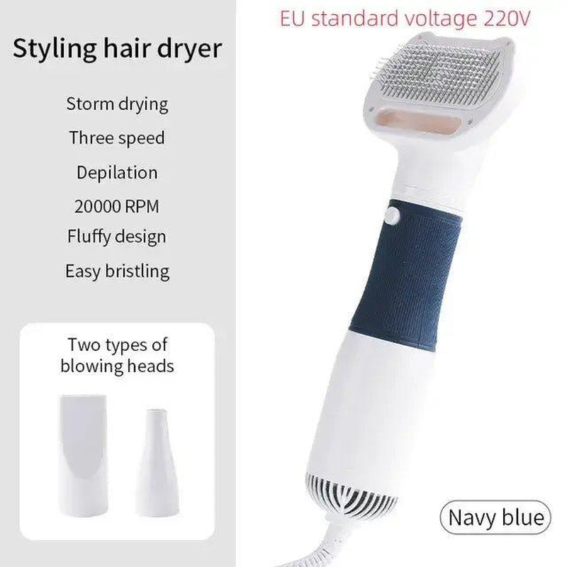 3-In-1 Pet Grooming Pro: Dryer & Comb Brush