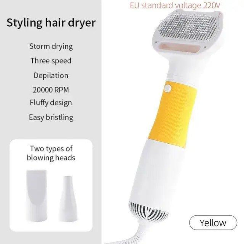 3-In-1 Pet Grooming Pro: Dryer & Comb Brush